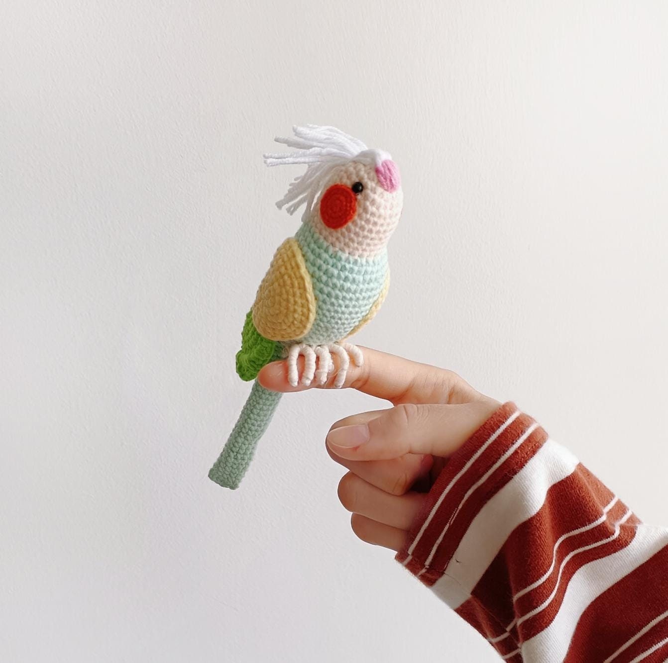 Crochet Parrot Amigurumi: Handmade Stuffed Bird Toy
