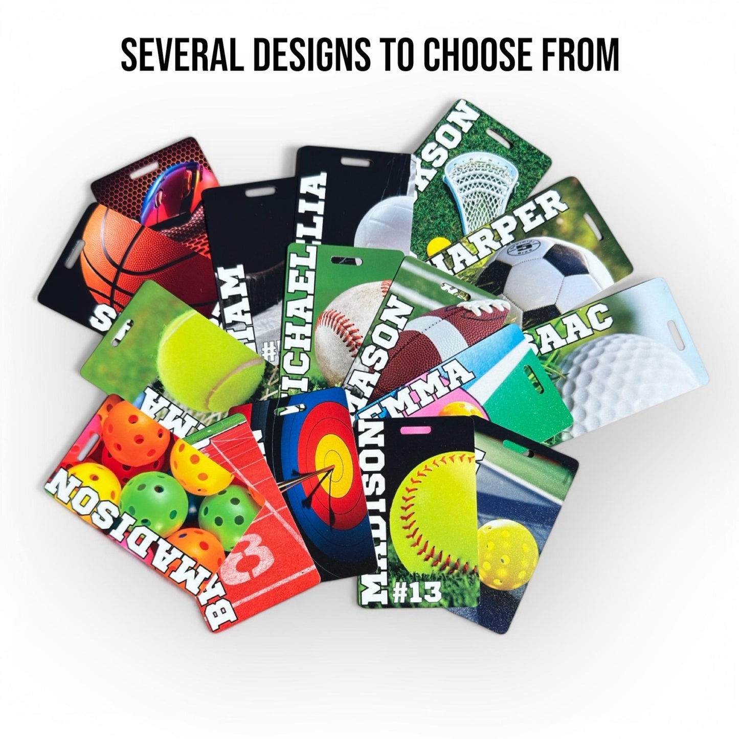 Personalized Hockey Bag Tag: Custom Team Player Luggage ID