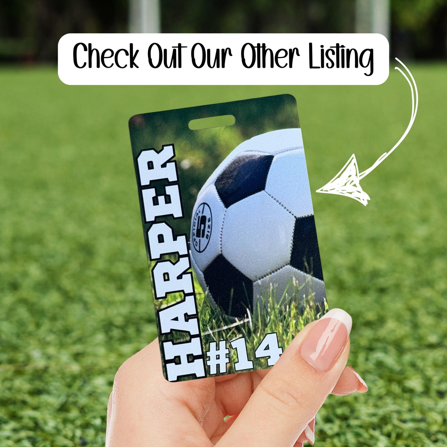Personalized Girl Soccer Photo Ornament: Acrylic Team Keepsake Gift
