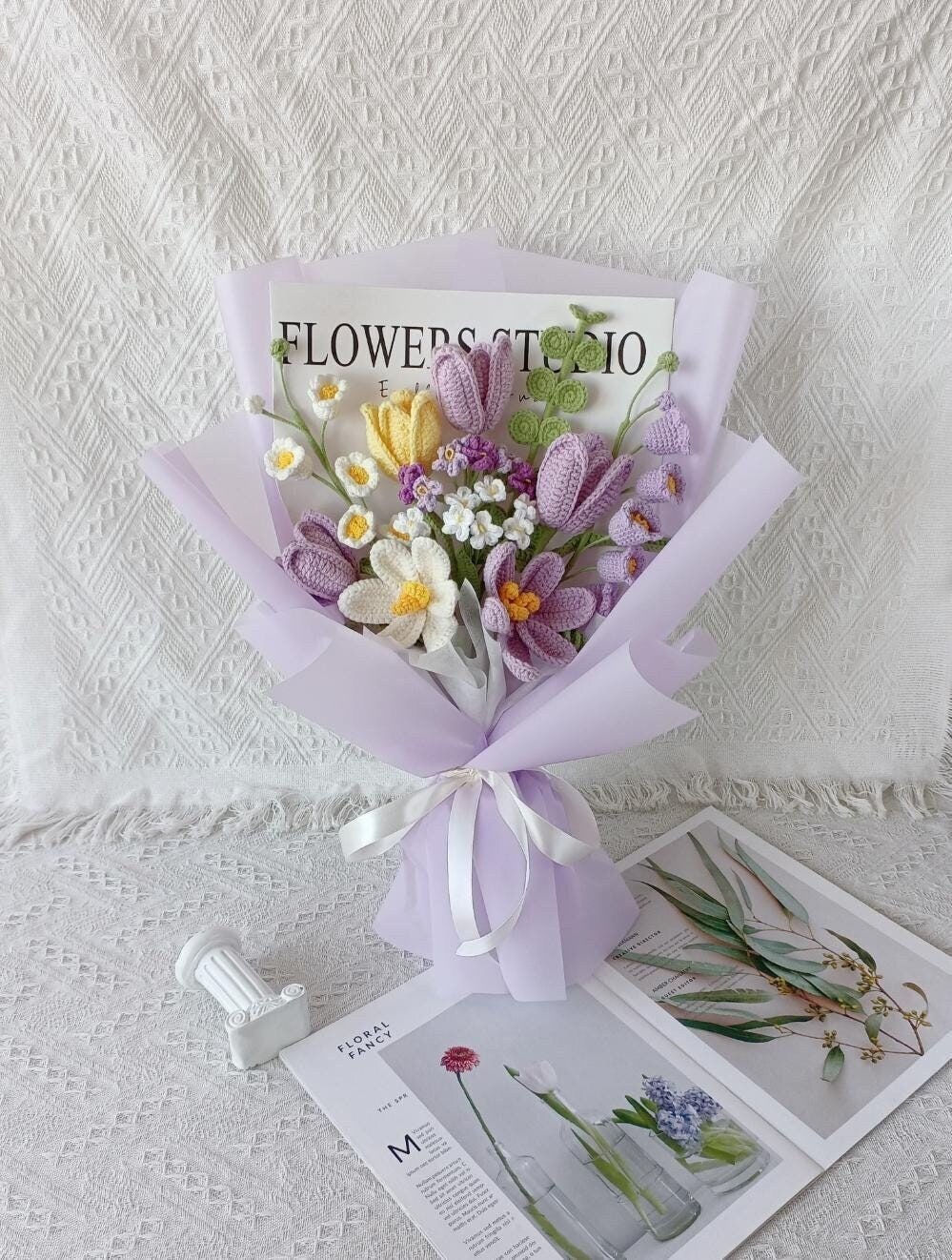 Crochet Tulip Bouquet: Handmade Everlasting Floral Gift