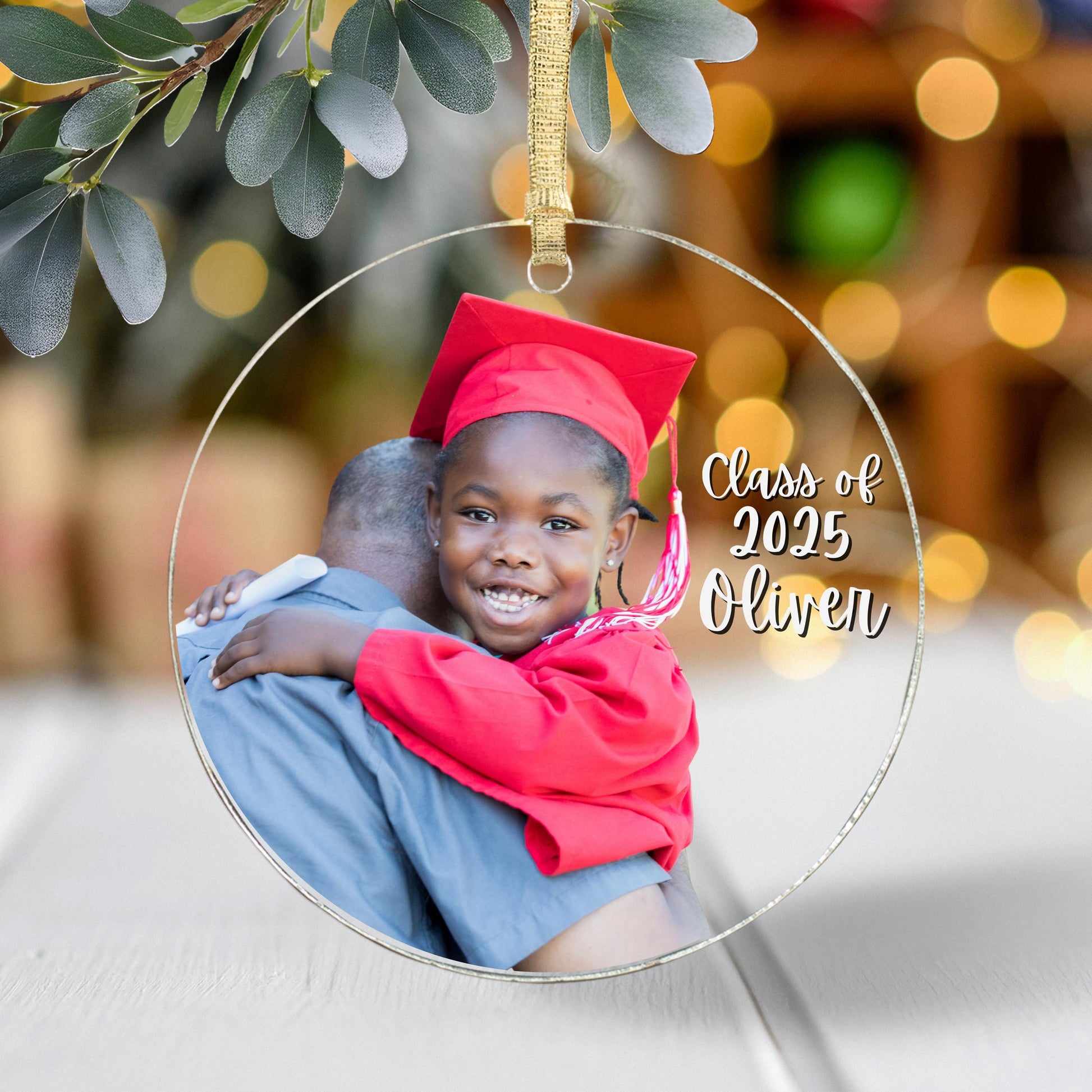 Personalized Kindergarten Graduation Ornament 2026 Custom Photo Grad Gift Preschool Graduate Keepsake Class of 2026 Ornament for Kids