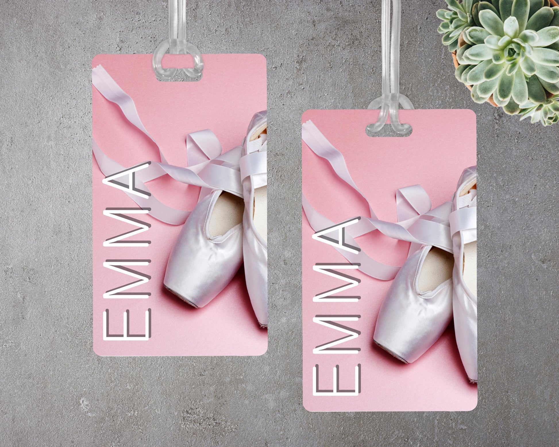 Personalized Dance Bag Tag: Custom Dancer Luggage ID