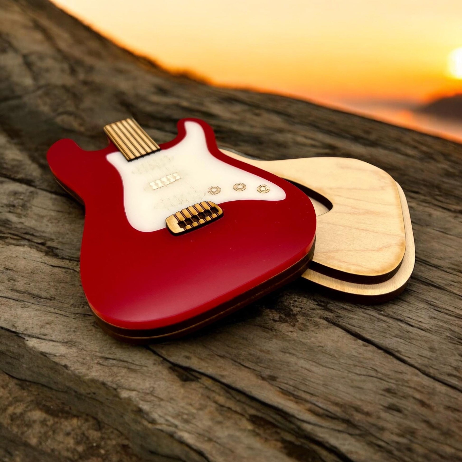 Personalized Guitar Pick Holder Guitar Pick Case Box for Guitar Picks Pick Case Pick Guitar Accessory