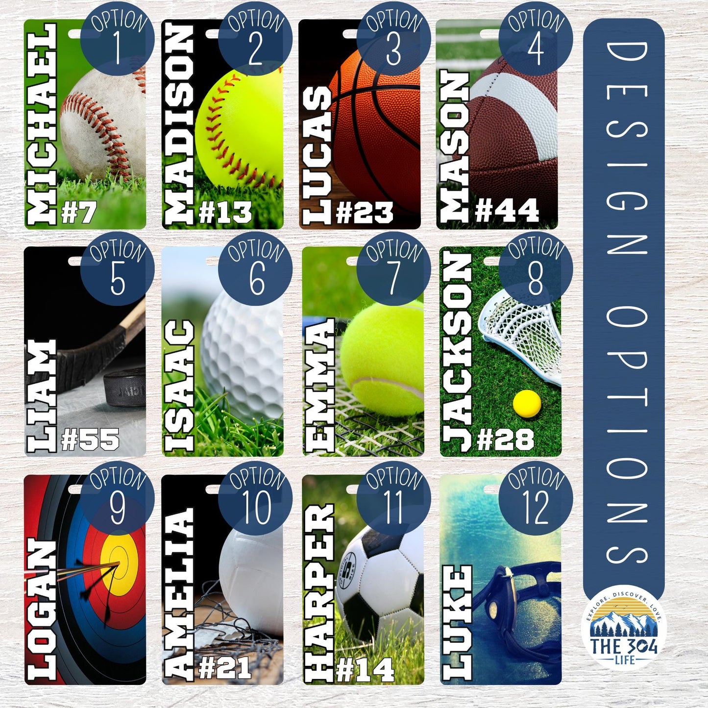 Personalized Baseball Bag Tag: Custom Team Player Luggage ID