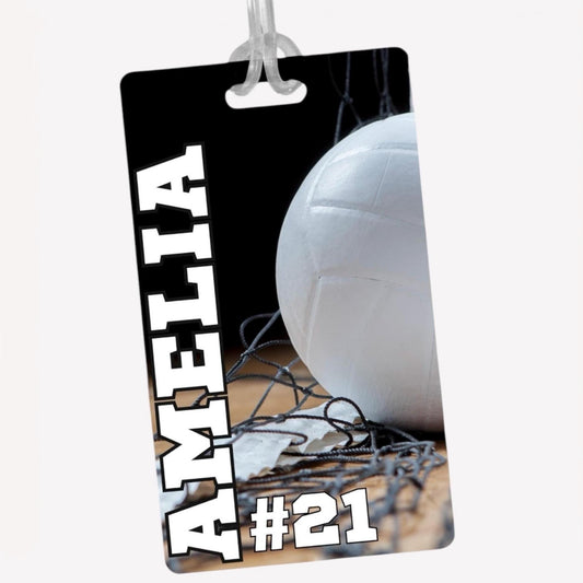 Personalized Volleyball Bag Tag: Custom Team Player Gift