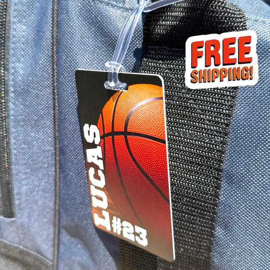 Personalized Basketball Bag Tag: Custom Team Player Gift