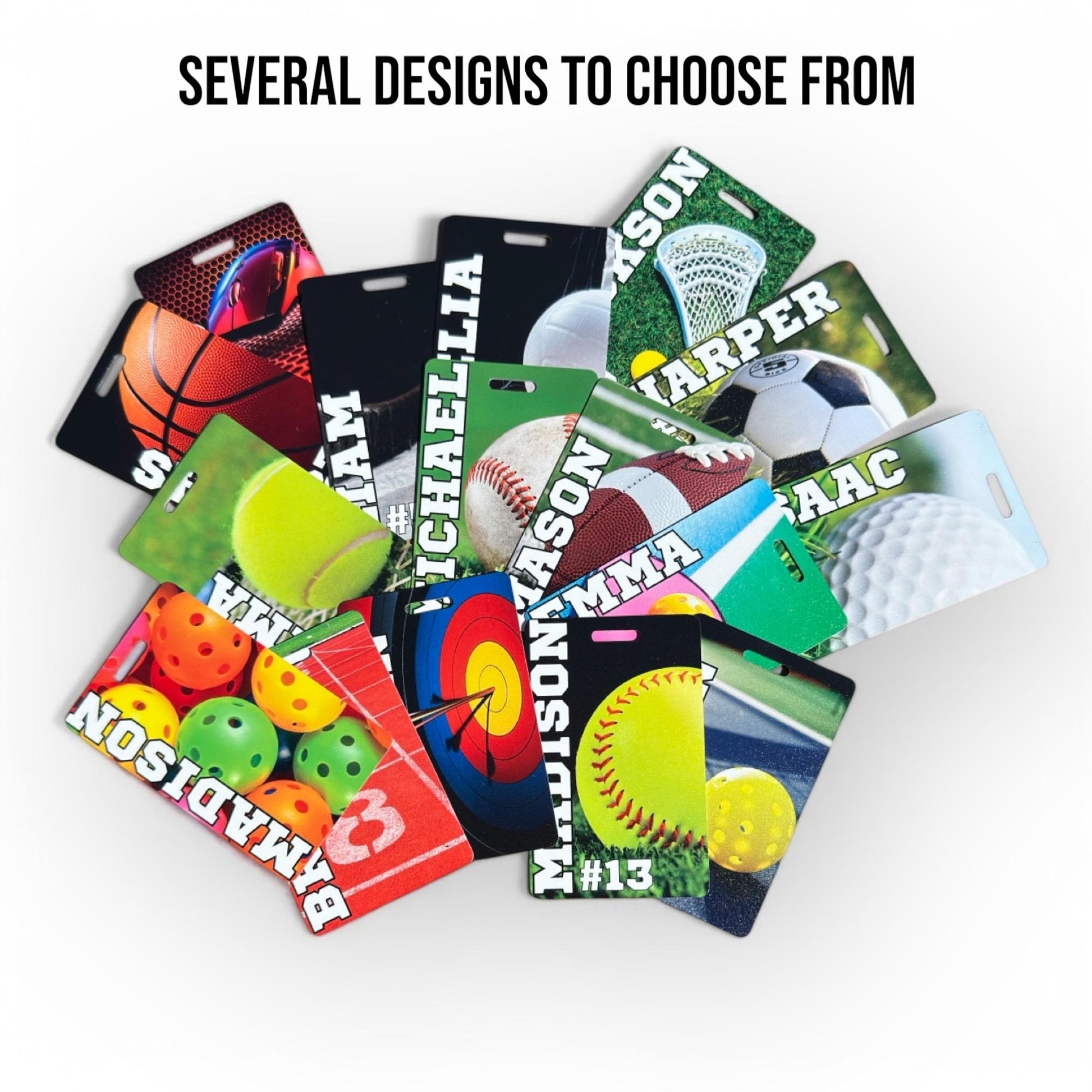 Personalized Hockey Bag Tag: Custom Team Player Luggage ID