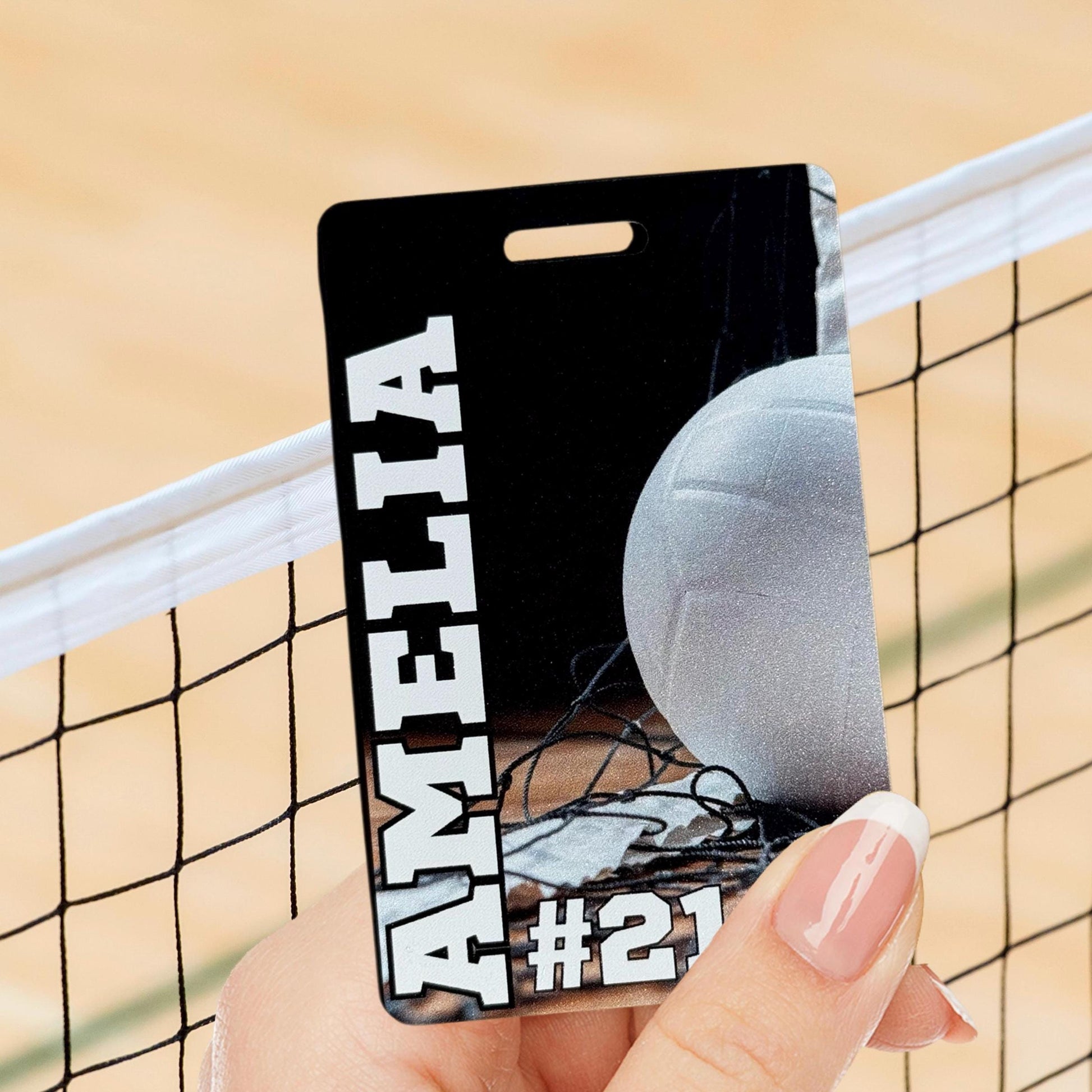 Personalized Volleyball Bag Tag: Custom Team Player Gift