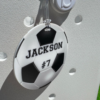Personalized Soccer Bag Tag: Custom Team Player Gift