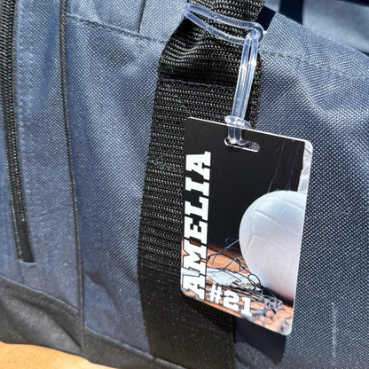 Personalized Volleyball Bag Tag: Custom Team Player Gift