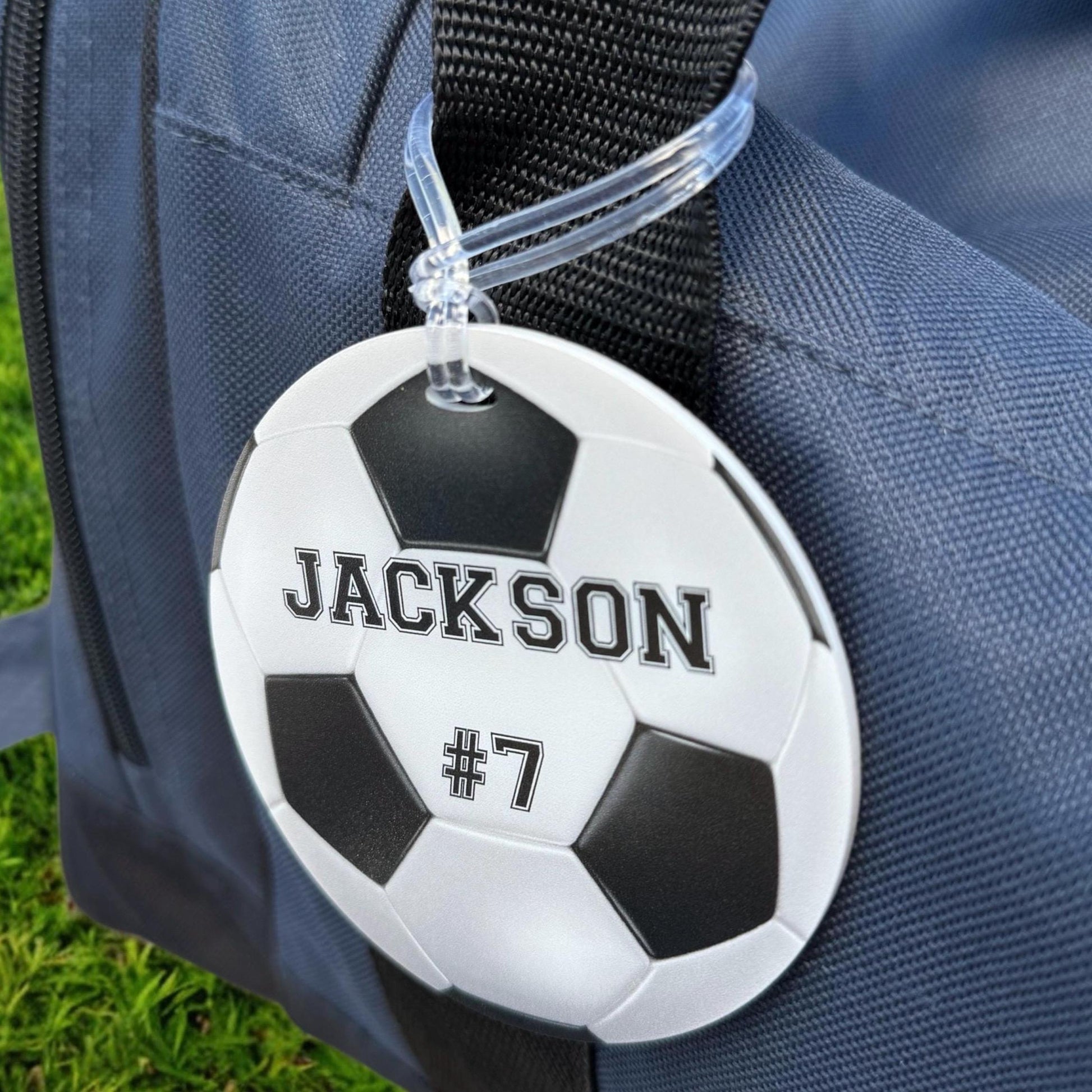Personalized Soccer Bag Tag: Custom Team Player Gift