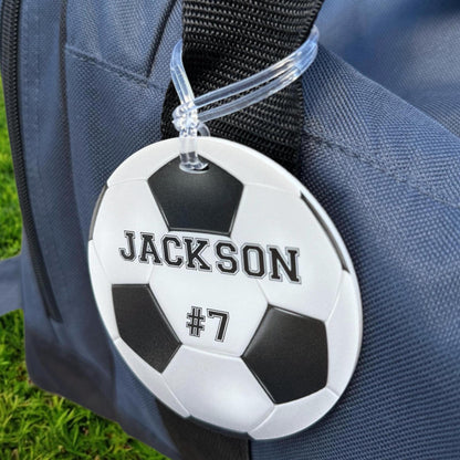 Personalized Soccer Bag Tag: Custom Team Player Gift