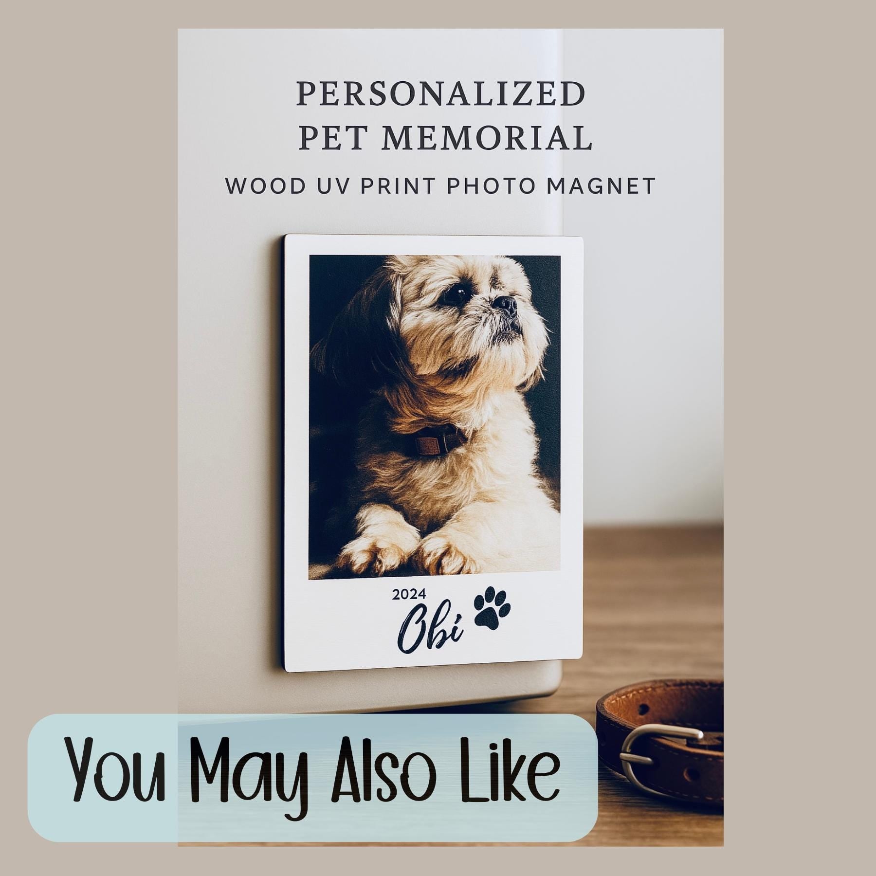 Custom Dog Photo Ornament: Personalized Acrylic Pet Memorial Gift