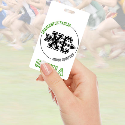 Personalized Cross Country Bag Tag for Runners XC Team Backpack Tag Custom Luggage ID Name Tag Track and Field Gift Athlete Tag Bulk Order
