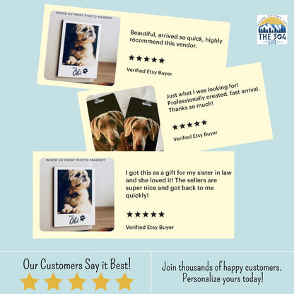 Custom Dog Photo Ornament: Personalized Acrylic Pet Memorial Gift
